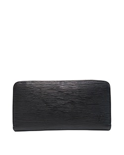 Louis Vuitton Zippy Wallet, Epi, Black, GI4158, DB, B, 3*